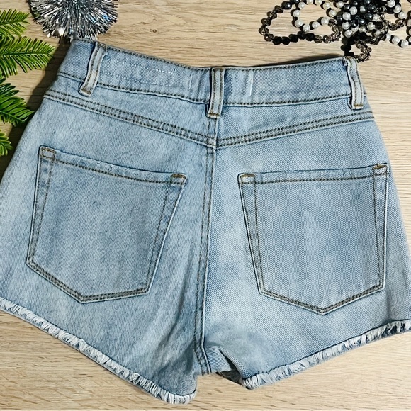 PacSun BULLHEAD MOM SHORT Jean Shorts Sz 0 - Picture 3 of 5